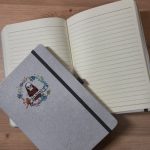 Cuaderno Monjita de Piel Reciclada